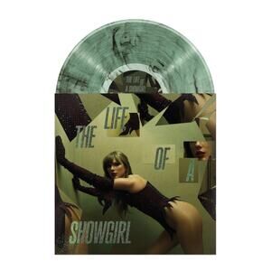 Taylor Swift The Life Of A Showgirl Vinyl Shiny Bug Edition Green Album SEALED
